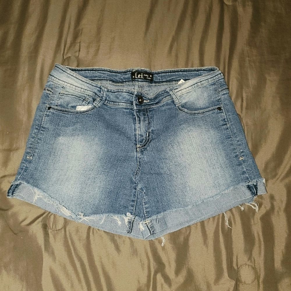 L.e.i. Denim Short Shorts Size 13